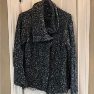 Grey and black cardigan